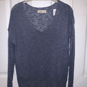 Hollister blue sweater